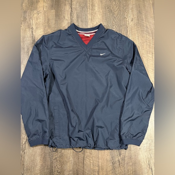 NIKE Vintage V-Neck Pullover Windbreaker Jacket